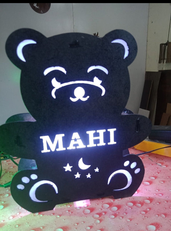 Custom LED Teddy Bear Night Light