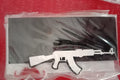 AK-47 Silhouette Bike Number Plate
