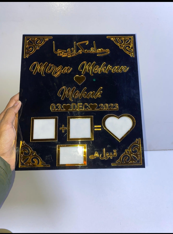 Customized Black Nikkha Thumb Plate