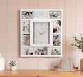 Picture Frame Collage Clock