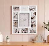 Picture Frame Collage Clock