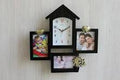 Home Style Clock Photo Frame