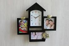 Home Style Clock Photo Frame