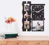 Couple Photo Frame Wall Clock