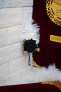 Luxury Black Flower Nikkah Pen
